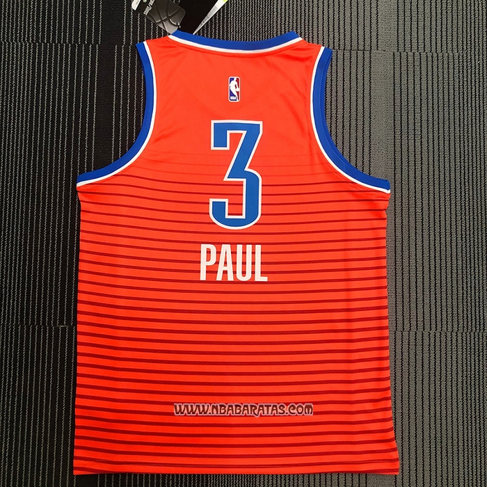 Camiseta Oklahoma City Thunder Chris Paul #3 Statement 2021 Naranja
